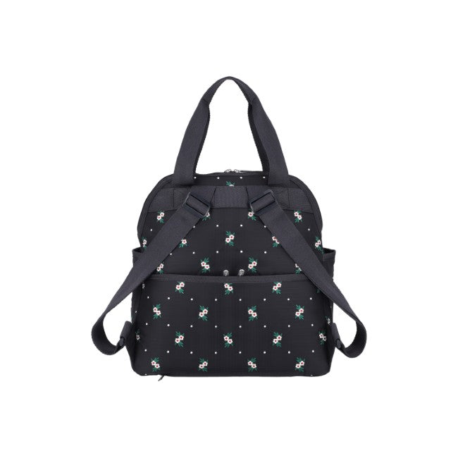 LeSportsac Unisex Bags Double Trouble Backpack In Floral Lattice Emb