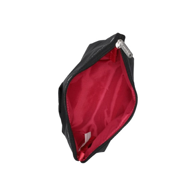 LeSportsac Unisex Small Sloan Cosmetic In Black Cats Embroidery