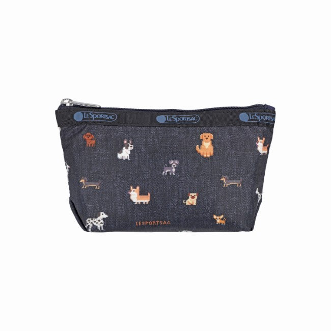 LeSportsac Unisex Pouch Small Sloan Cosmetic In Woof Wonderland