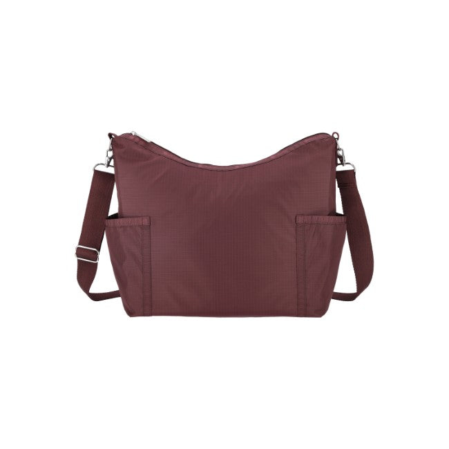 LeSportsac Unisex Bags Zip Bucket Shoulder In Deep Cherry