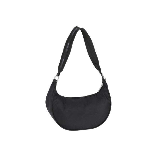 LeSportsac Unisex Sequin Small Hobo In Matte Black Sequin