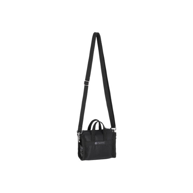 LeSportsac Unisex Sequin Micro Bag In Matte Black Sequin