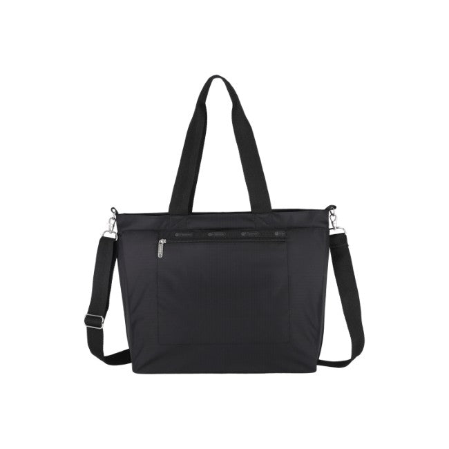 LeSportsac Unisex Carryall Zip Tote In Recycled Black