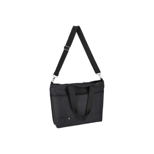LeSportsac Unisex Carryall Zip Tote In Recycled Black