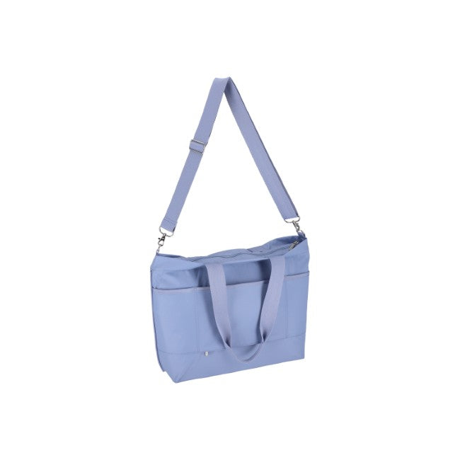 LeSportsac Unisex Carryall Zip Tote In Slate Blue