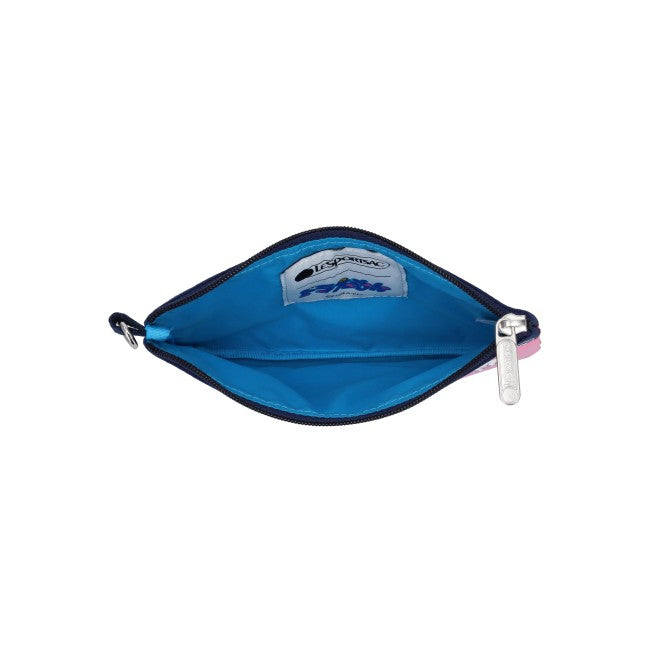 LeSportsac Unisex Wristlet Pouch W/ Round C In Doraemon With Meow