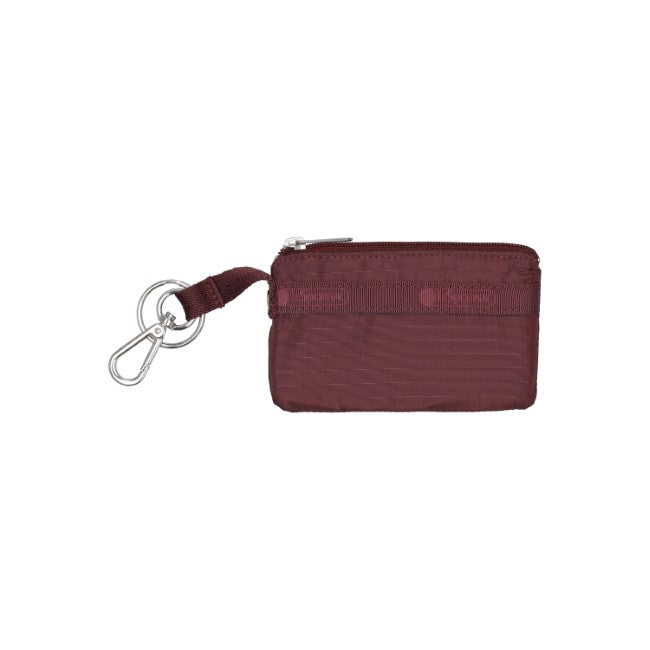 LeSportsac Unisex Wallet Zip Card Holder In Deep Cherry