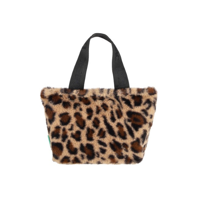 LeSportsac Unisex Bags Fur E/W Tote In Leopard Fluffy Fur