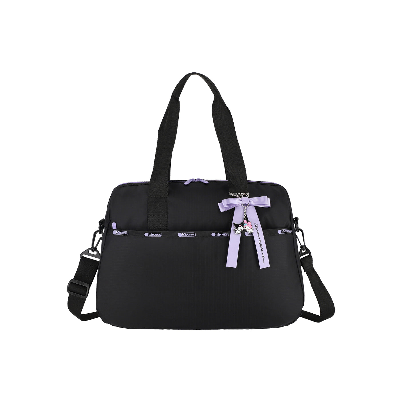 LeSportsac Tas Unisex Travel Bag Harper Bag In My Melody Kuromi Bow