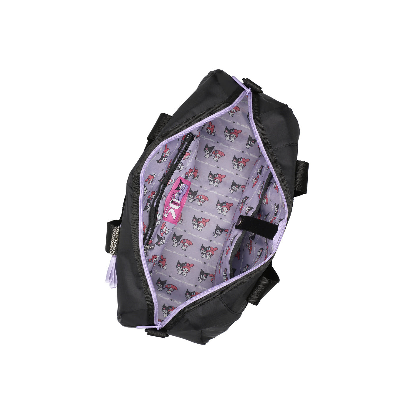 LeSportsac Tas Unisex Travel Bag Harper Bag In My Melody Kuromi Bow