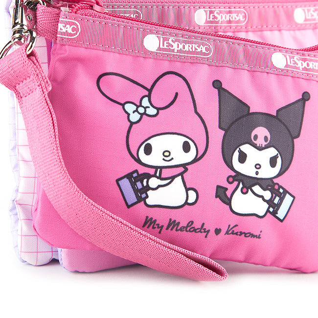 LeSportsac Aksesoris Unisex Wristlet Pouch Set In My Melody Kuromi 3Set