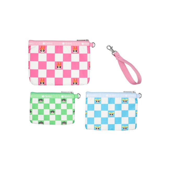 LeSportsac Unisex Pouch Wristlet Pouch Set In Ppg Wristlet