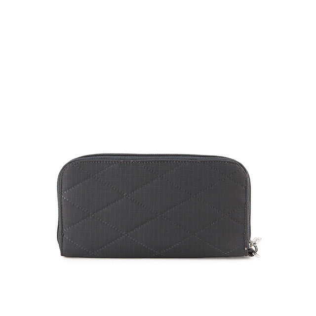 Tech Wallet Wristlet In Thunder Cross Deboss
