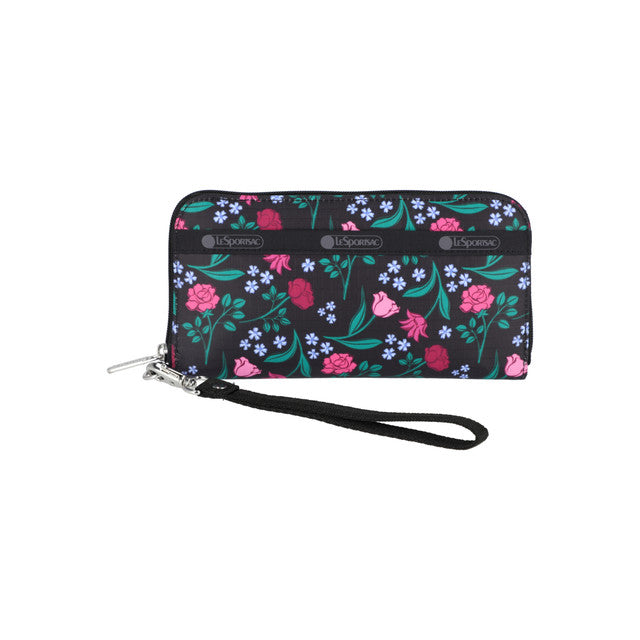Tech Wallet Wristlet In Tossed Rose