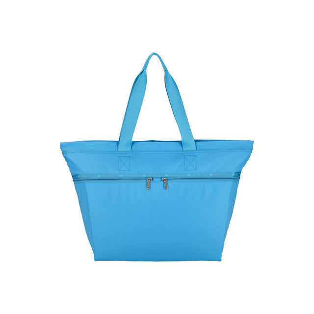 Carlin Zip Top Tote Bag In Vivid Blue