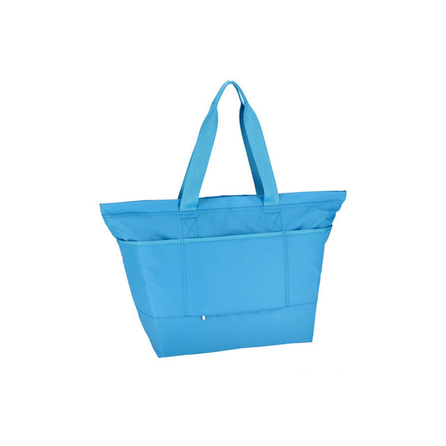 Carlin Zip Top Tote Bag In Vivid Blue