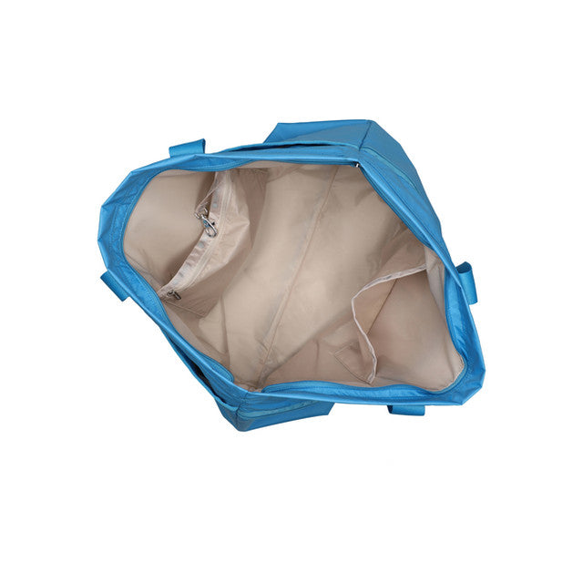 Carlin Zip Top Tote Bag In Vivid Blue