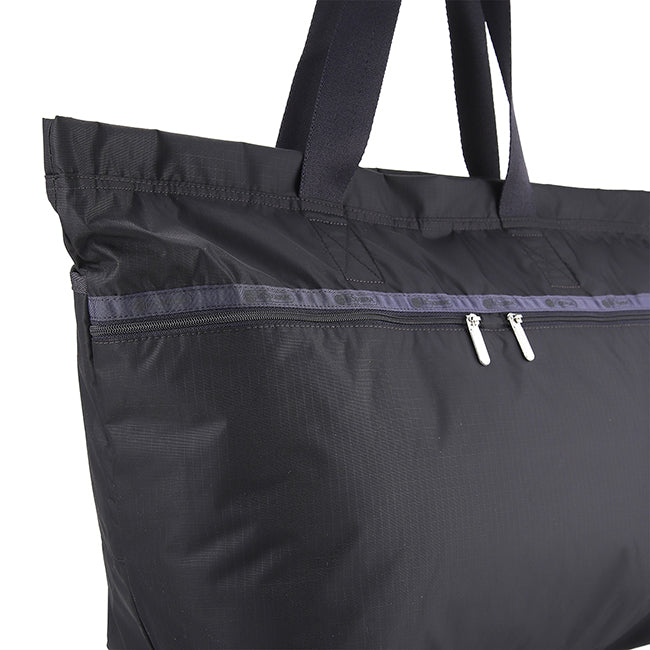 Carlin Zip Top Tote Bag In Deep Sea Blue