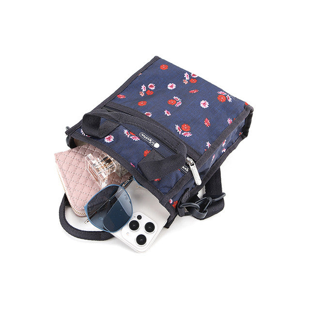 Mini N/S Tote In Denim Daisy