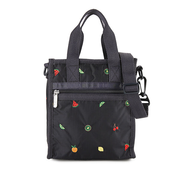 Mini N/S Tote In Mixed Fruit Embroidery