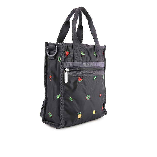 Mini N/S Tote In Mixed Fruit Embroidery