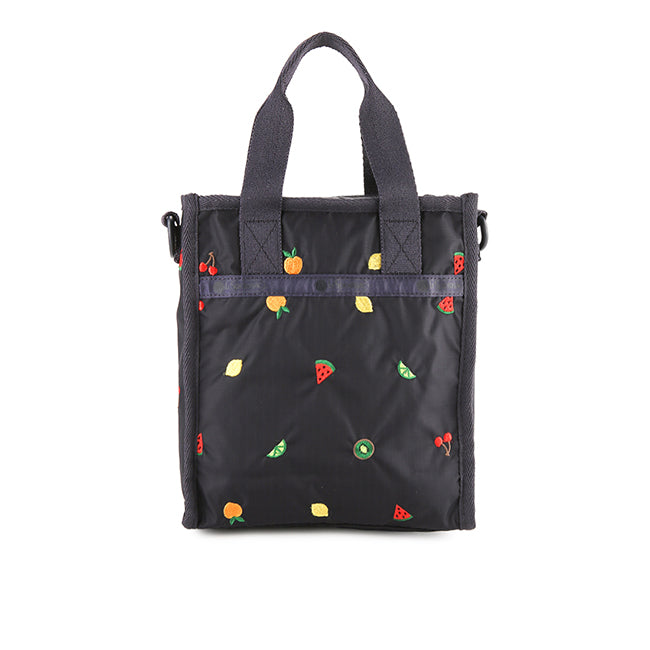 Mini N/S Tote In Mixed Fruit Embroidery