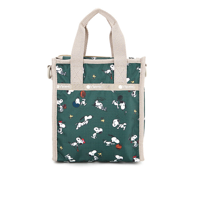 LeSportsac Tas Unisex Tote bag Mini N/S Tote In Snoopy And Woodstock Grn