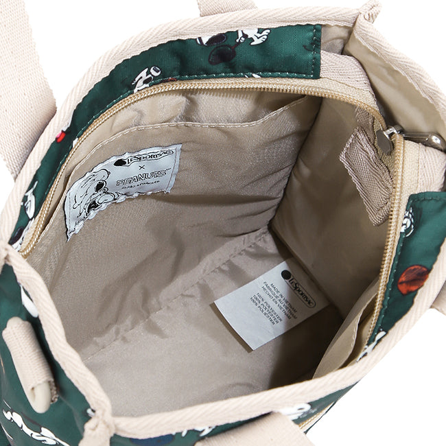 LeSportsac Tas Unisex Tote bag Mini N/S Tote In Snoopy And Woodstock Grn