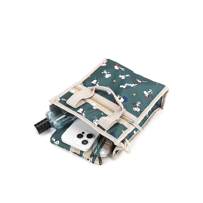 LeSportsac Tas Unisex Tote bag Mini N/S Tote In Snoopy And Woodstock Grn