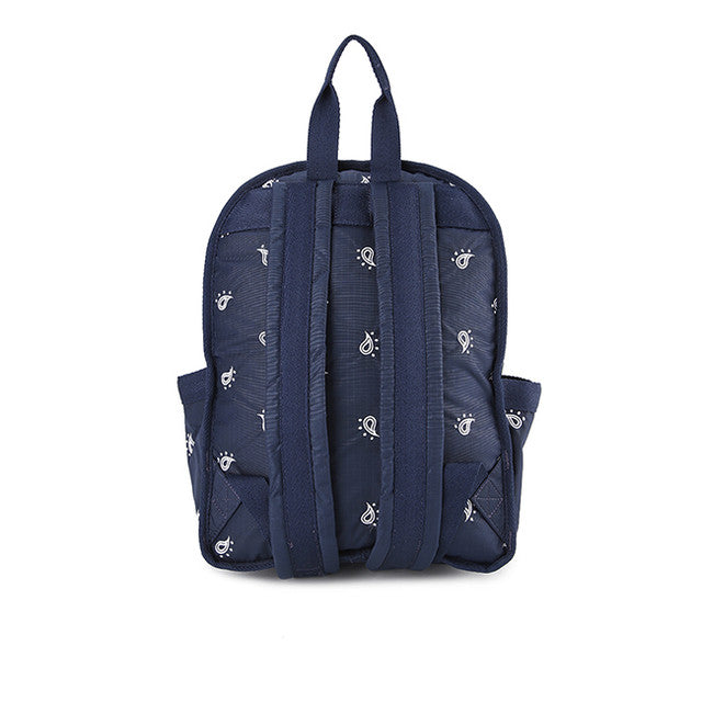 Route Sm Backpack In Navy Bandana Emb