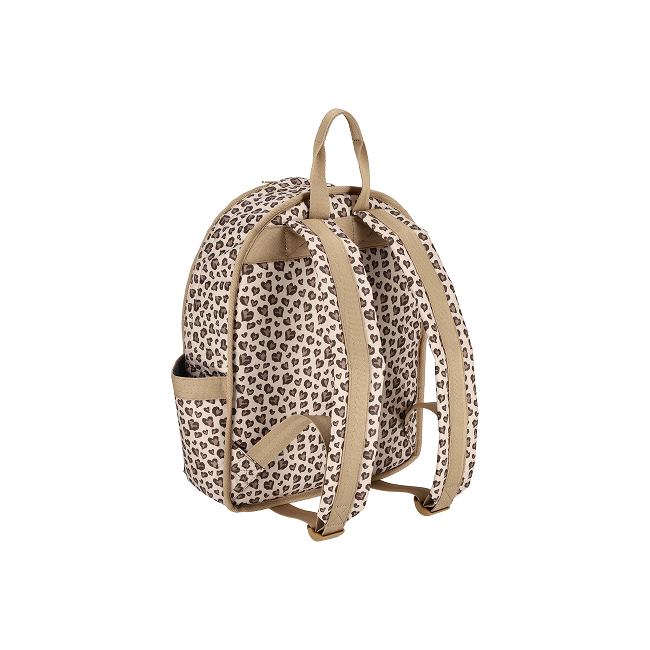 LeSportsac Tas Unisex Route Sm Backpack In Latte Heart Leopard