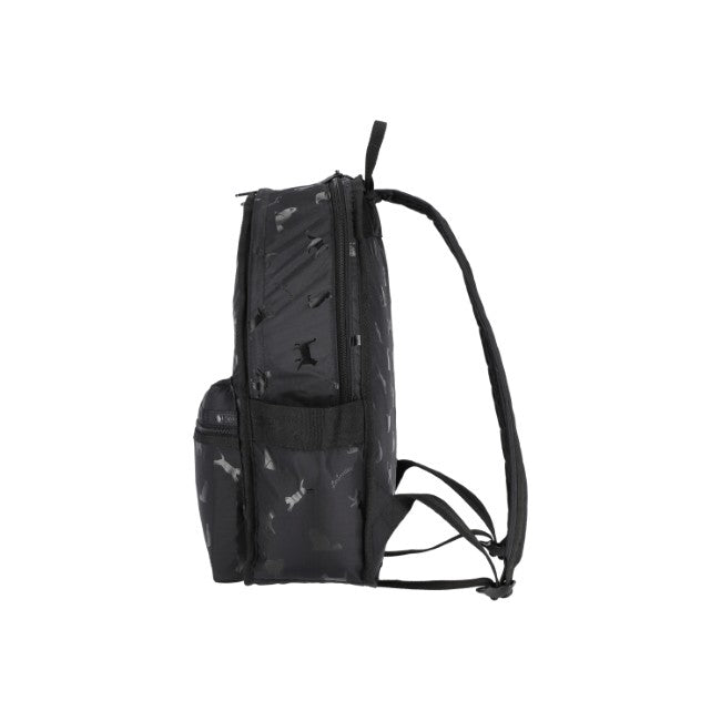 LeSportsac Unisex Route Backpack In Black Cats