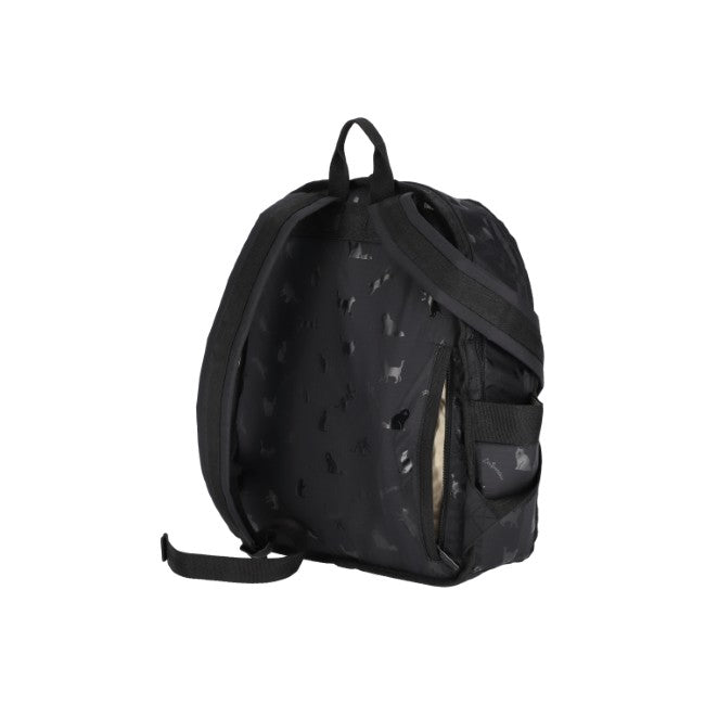 LeSportsac Unisex Route Backpack In Black Cats