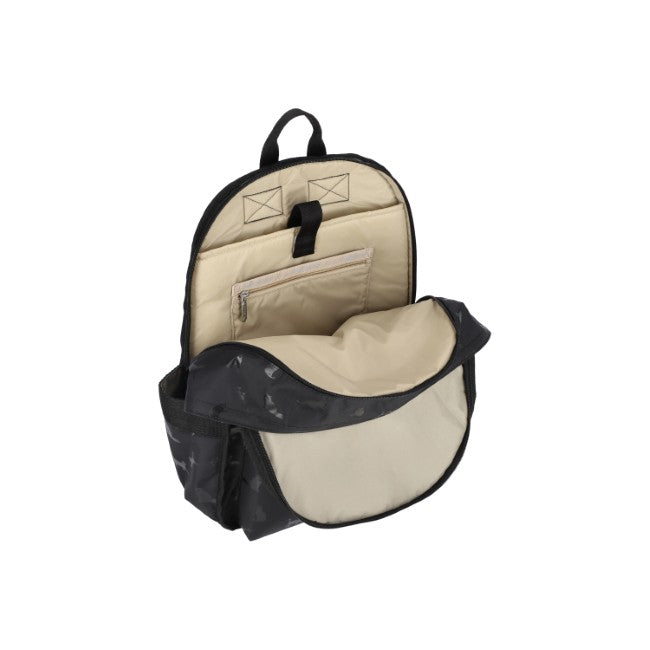 LeSportsac Unisex Route Backpack In Black Cats