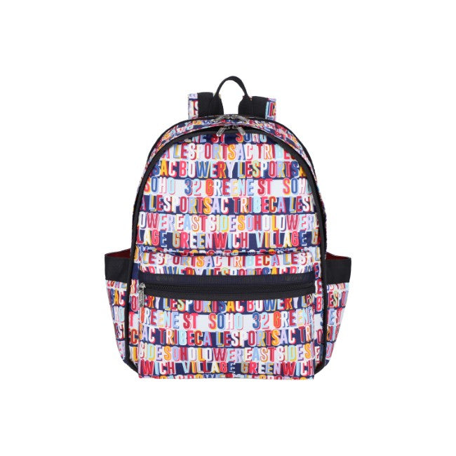 LeSportsac Unisex Route Backpack In Downtown Nyc