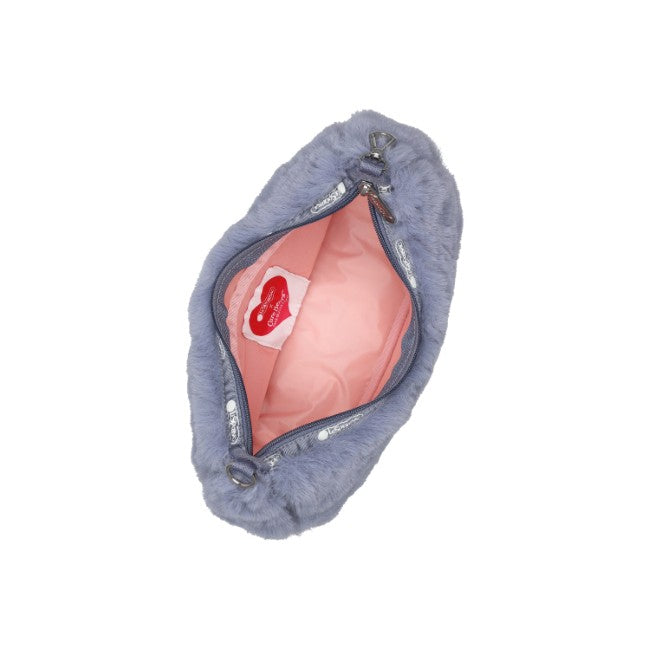 LeSportsac Unisex Sm Conv Hobo In Care Bears Fuzzy Gray