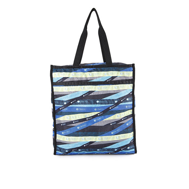 Lg Book Tote In Ls Logo Grosgrain