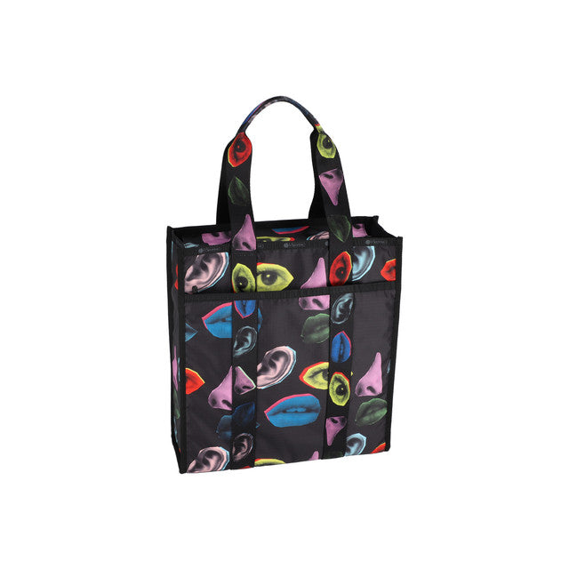 Lg Web Book Tote In Ll Faces Book Tote