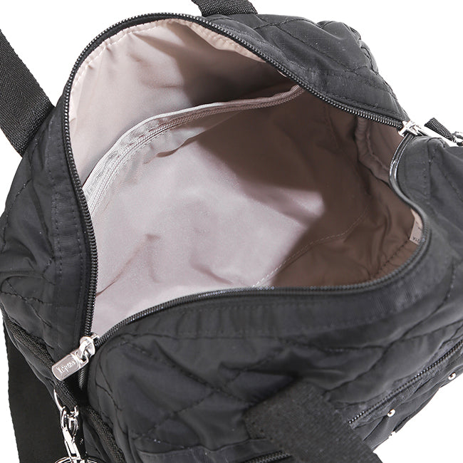 LeSportsac Tas Unisex Everyday Sm Satchel In Black Quilt Studs
