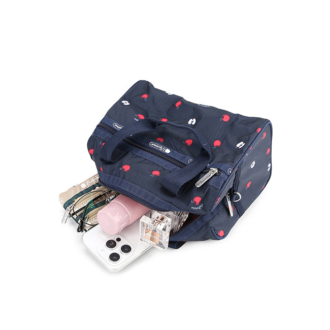 LeSportsac Tas Unisex Everyday Sm Satchel In Red Delicious Navy