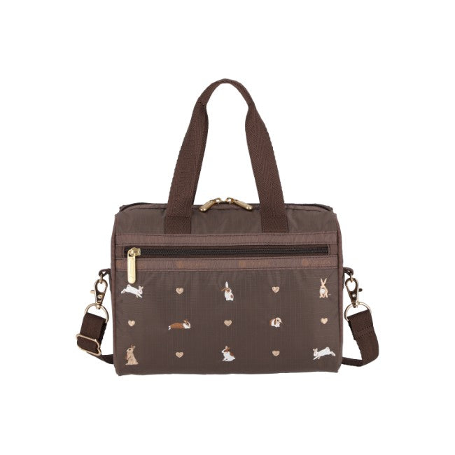 LeSportsac Unisex Everyday Sm Satchel In Bunny Embroidery