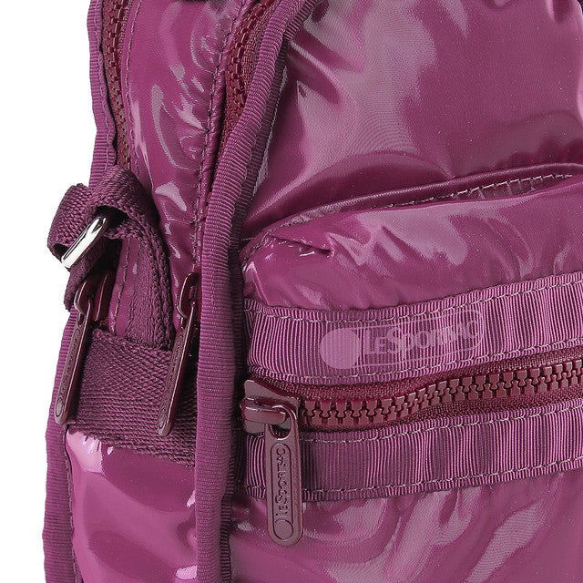 Micro Shoulder Bag In Purple Berry Shine