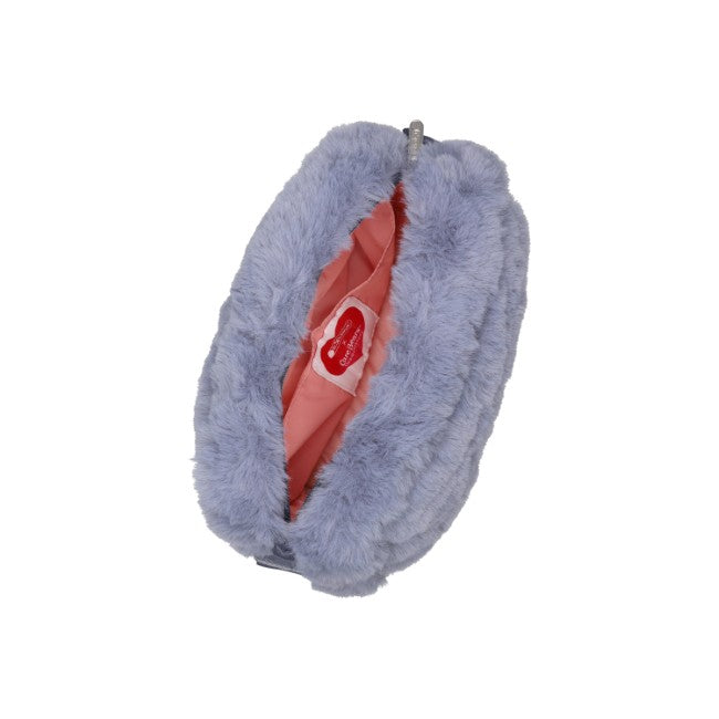 LeSportsac Unisex Puffy Cube Crossbody In Care Bears Fuzzy Gray