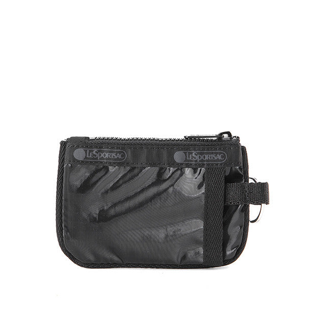 Key Card Holder In Black Shine