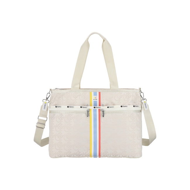 LeSportsac Tas Unisex Tote bag Aec Sanvin Tote In Jacquard Ivoire