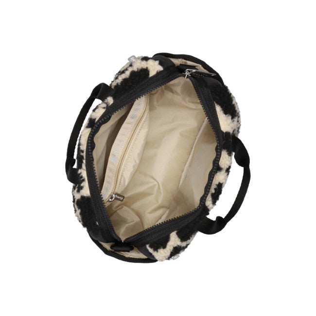 LeSportsac Unisex Puffy Mini Duffel In Cow Sherpa