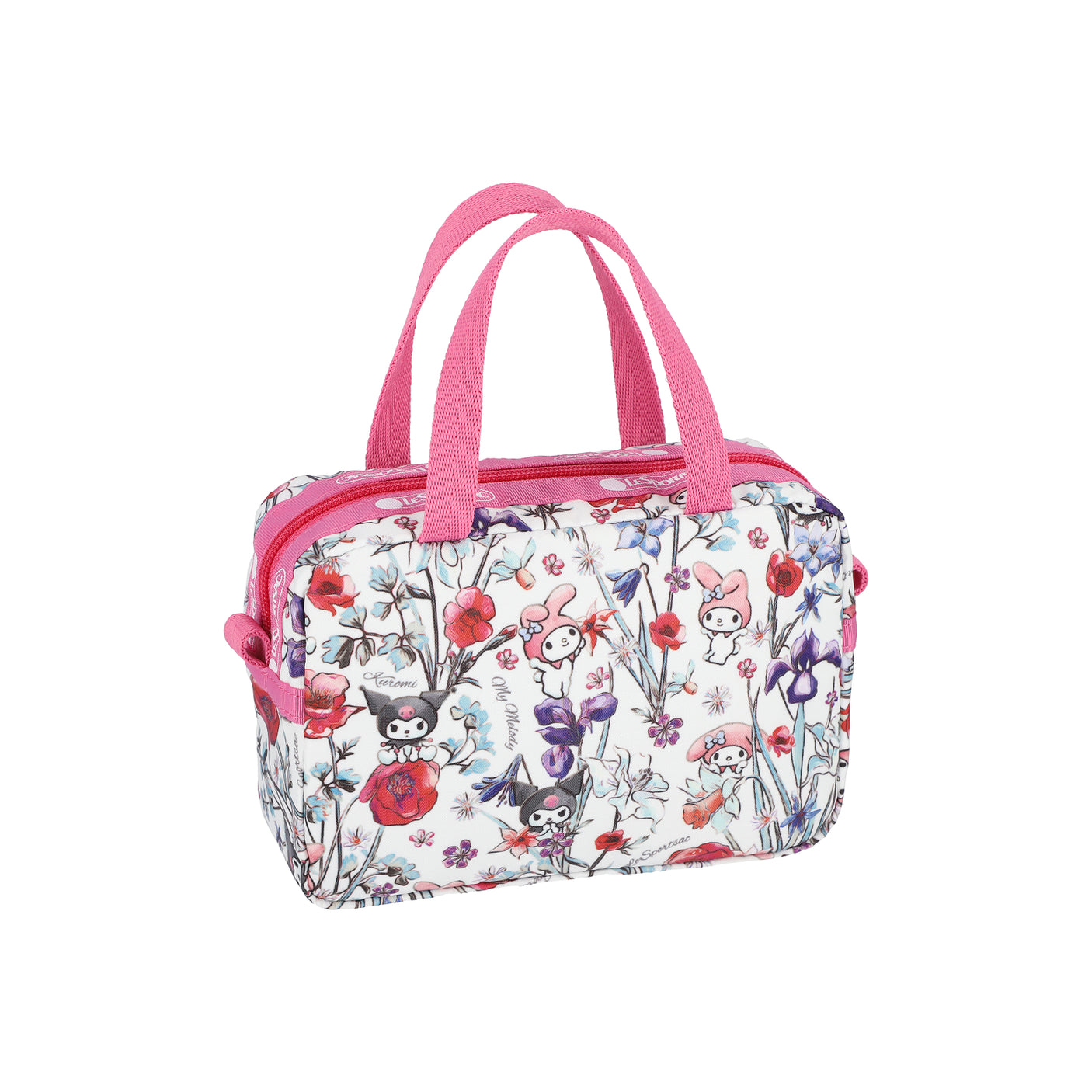 LeSportsac Tas Unisex Hand Bag Micro Bag In My Melody Kuromi Pink