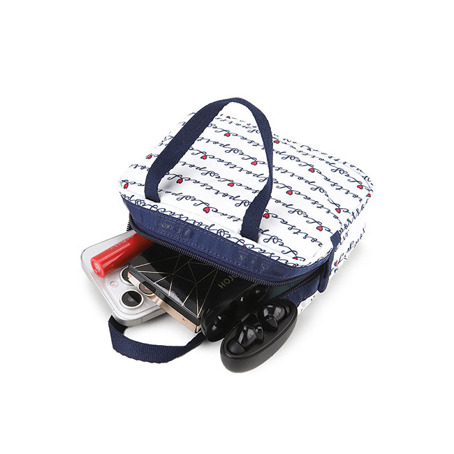 Micro Bag In Marine Logo Border