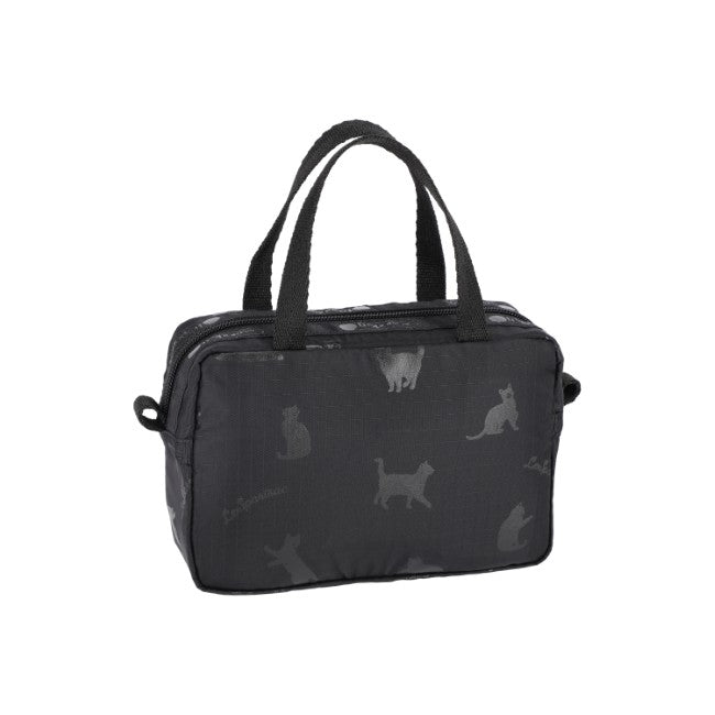 LeSportsac Unisex Micro Bag In Black Cats
