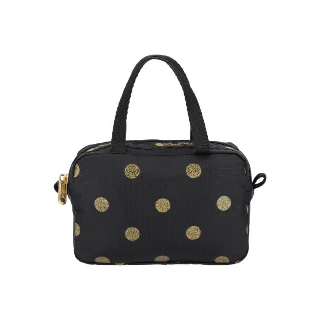 LeSportsac Unisex Micro Bag In Gold Glitter Dots